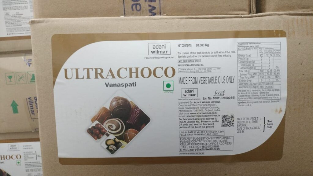 ultrachoco vanaspati cbs